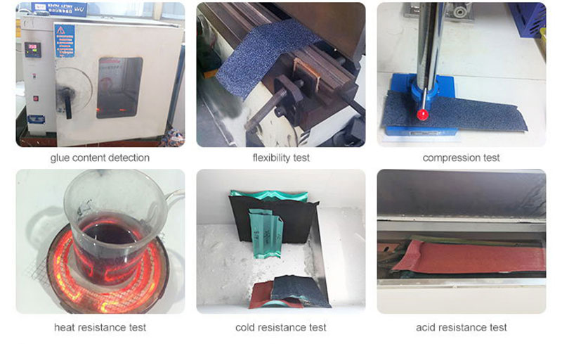 stone coated roofing tile test